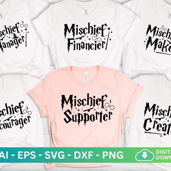 Enchanting Svg Bundle Magic Wand Wizard Shirt Mischief Encourager