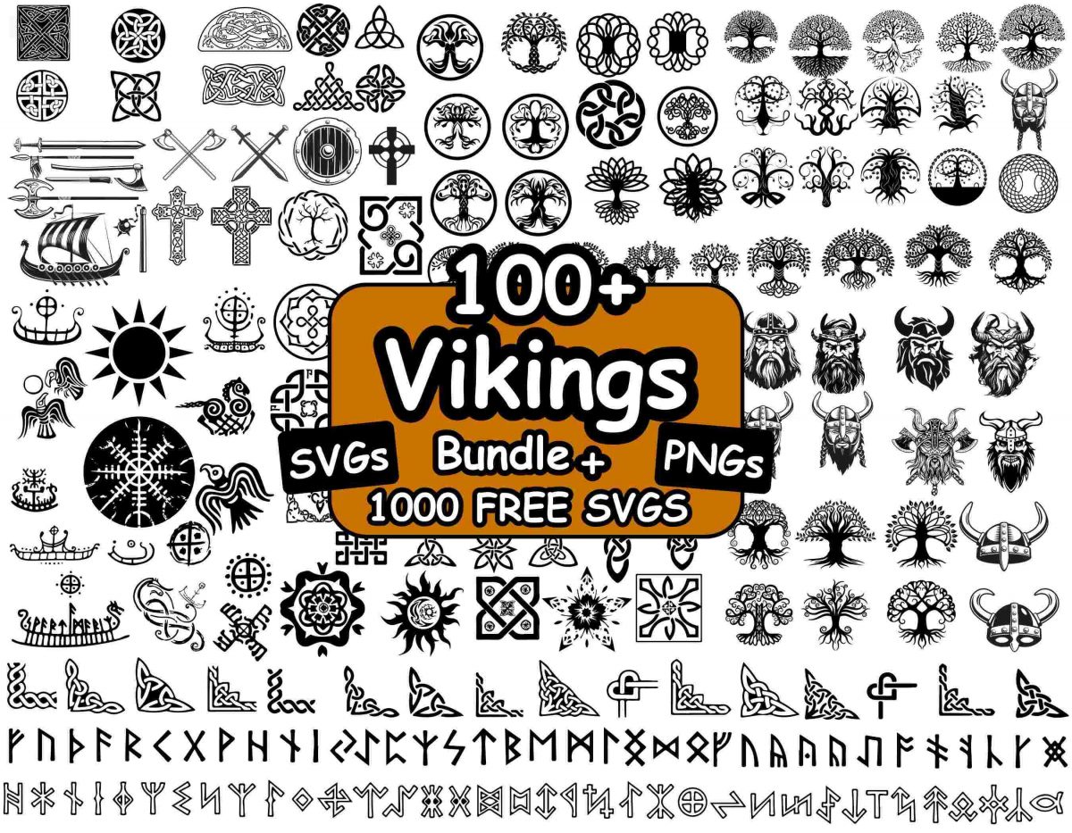 Explore Viking and Celtic SVG Bundles for Laser Cutting