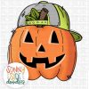 Fall Boy Pumpkin Ballcap SVG PNG Digital Design Handrawn Doodle