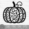 Fall Pumpkin Halloween Autumn Instant Download svg png dxf eps