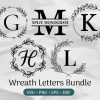 Family Monogram Bundle Last Name Initial SVG Flourish Alphabet