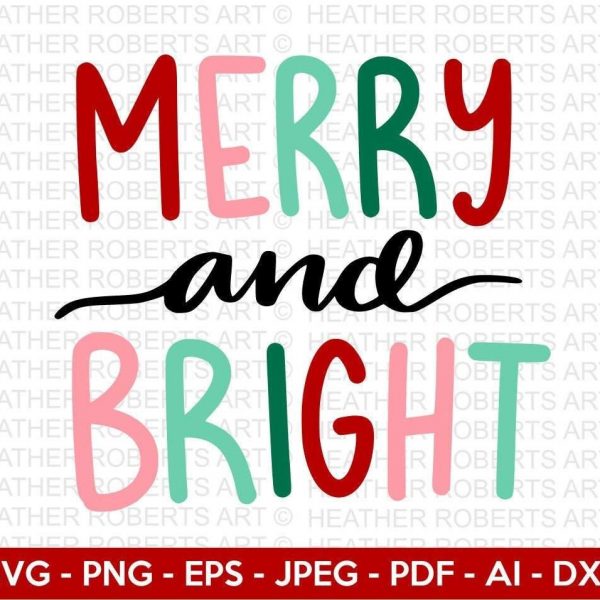 Festive and Radiant Christmas SVG Bundle for Cricut and Silhouette