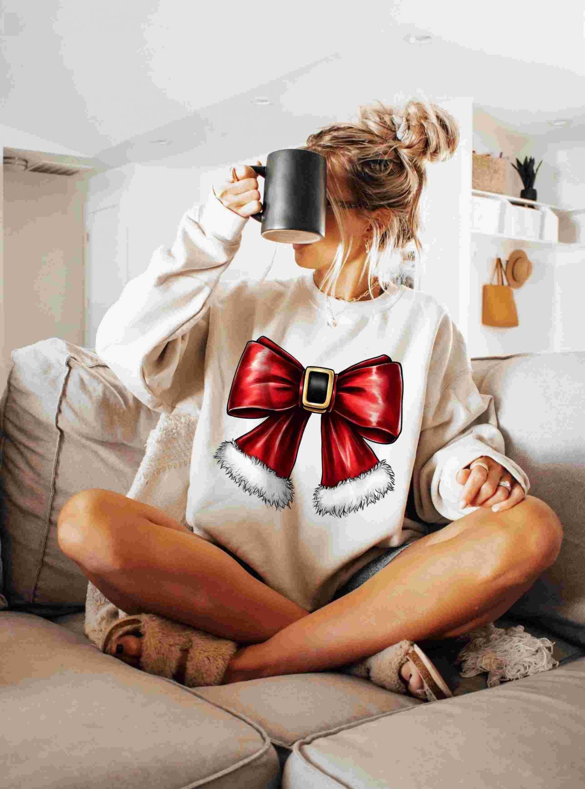 Festive Christmas Bow SVGs for Sublimation DTF Shirt Designs