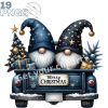 Festive Christmas Gnome Truck SVG Bundle Winter Clipart Holiday PNG