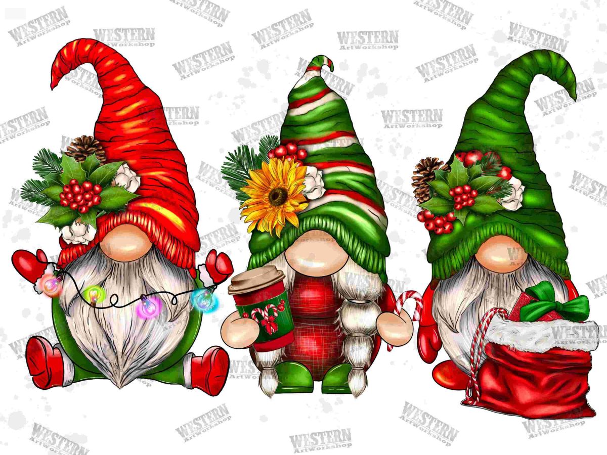 Festive Christmas Gnomes SVG and PNG Designs for the Whole Family