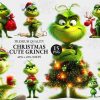 Festive Christmas Grinch SVG Clipart Collection for Winter Holidays