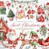 Festive Christmas SVG Bundle Adorable Santas Village North Pole