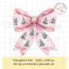 Festive Christmas SVGs Coquette Pink Retro Santa Girly Trees Trendy