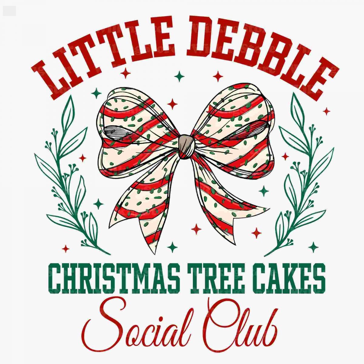 Festive Christmas Tree Cake Coffee Club PNG Collection