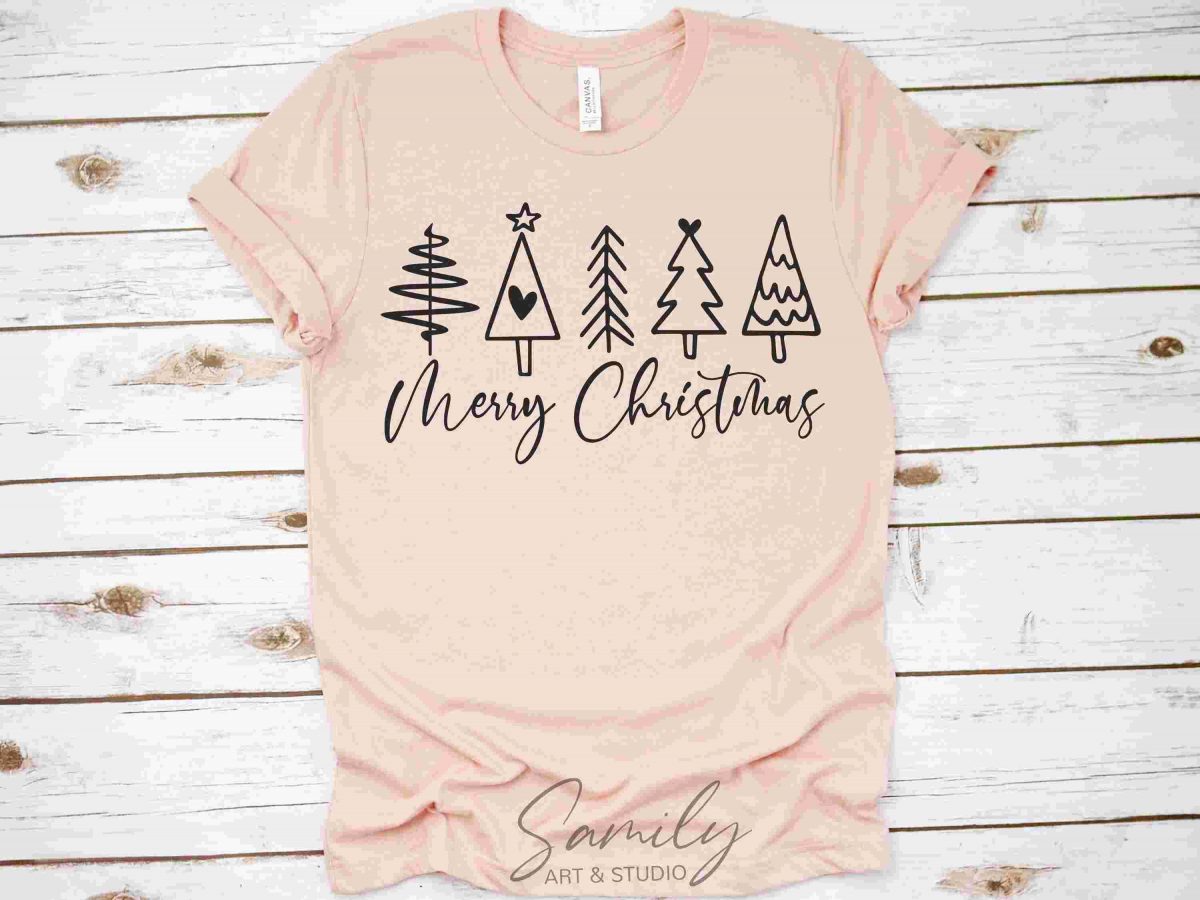 Festive Christmas Tree Saying Svg for Holiday Cheer