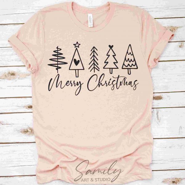 Festive Christmas Tree Saying Svg for Holiday Cheer