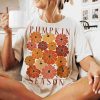 Festive Fall Pumpkin Sublimation Shirt SVG PNG Thanksgiving Autumn