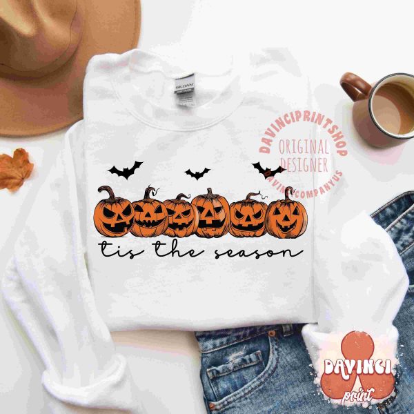 Festive Fall Pumpkin SVG PNG Collection for Sublimation Shirts