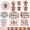 Festive Gingerbread Bundle SVG Clipart