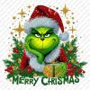 Festive Grinch SVG Sparkling Christmas PNG Whoville Sequin SVG