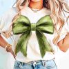 Festive Grinchmas Coquette Bow Green Fur PNGs for Retro Christmas