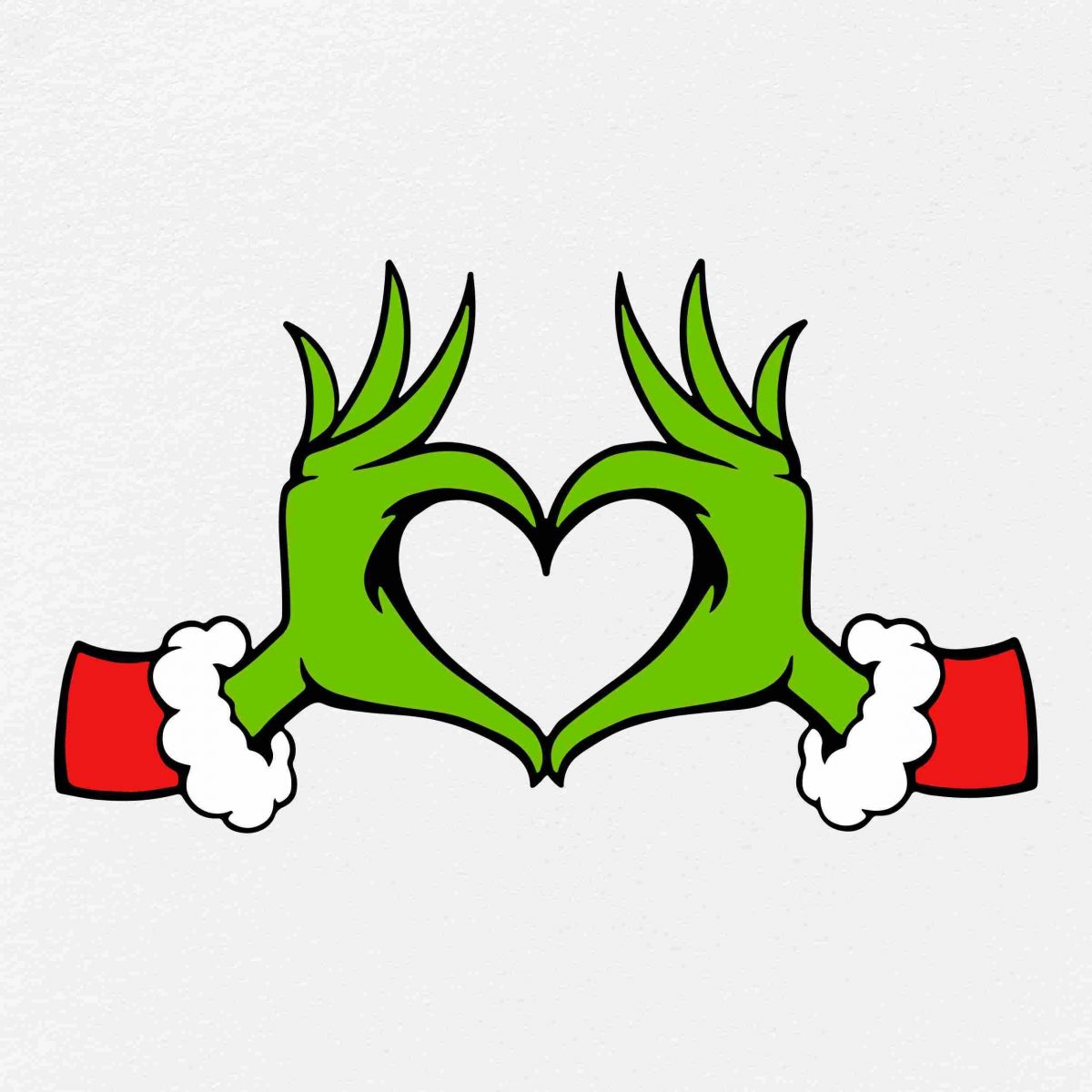 Festive Grinchmas SVG Heartwarming Grinch Christmas PNG