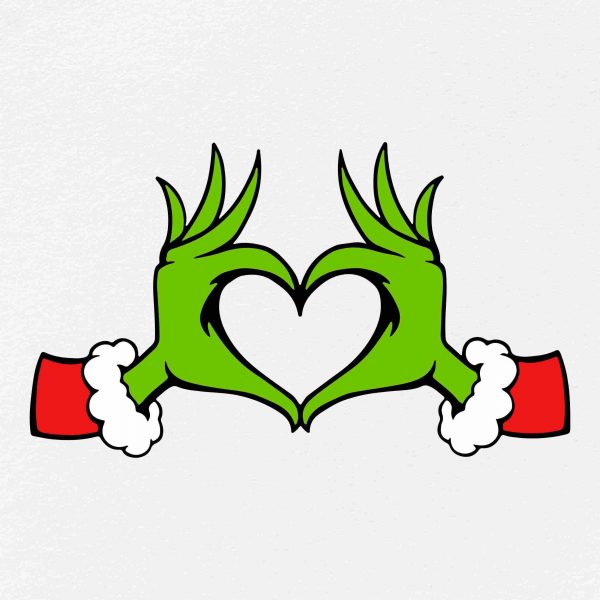 Festive Grinchmas SVG Heartwarming Grinch Christmas PNG