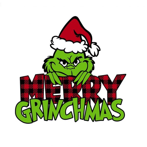 Festive Grinchmas SVG PNG Clipart Christmas Print Digital Download