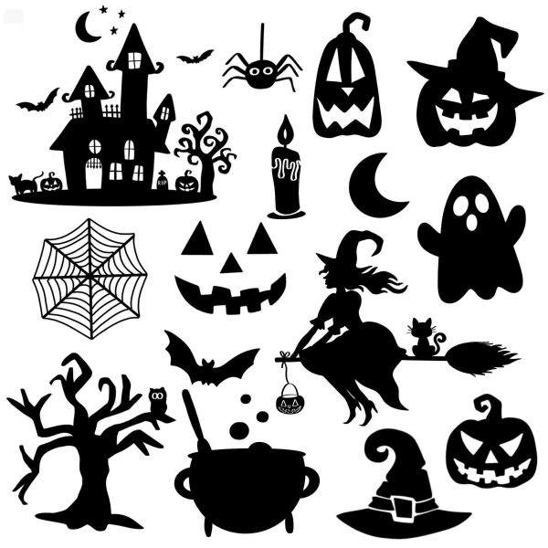 Festive Halloween SVG Bundle for Fall Ghosts Witches Pumpkins Quotes