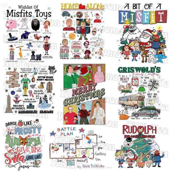 Festive Holiday Movies Friends Bundle Home Alone Misfits Toys