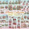 Festive Mickey Cartoon Clipart Bundle Xmas SVG PNG Set