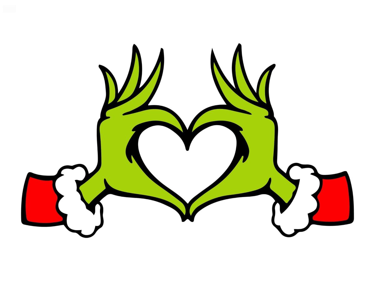 Festive Santa Grinch Love SVG PNG for Crafting