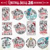 Festive Skulls Bundle Christmas Skeleton Funny SVGs