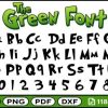 Festive SVG Fonts for Christmas Green Grinch and Holiday