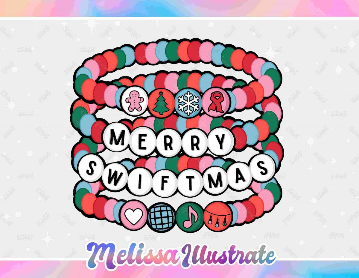 Festive SVGs Taylor Swift Christmas PNG Friendship Bracelet