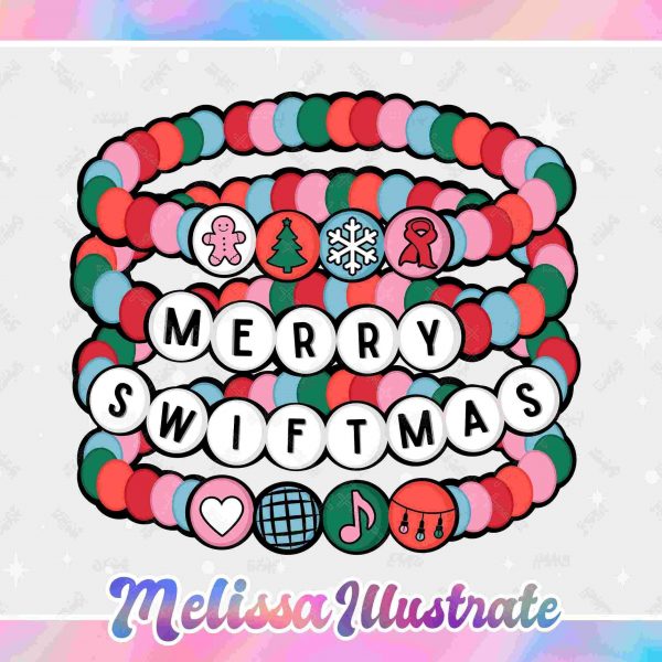 Festive SVGs Taylor Swift Christmas PNG Friendship Bracelet