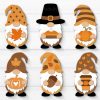 Festive Thanksgiving Gnomes SVG Bundle for Fall Glowforge Cricut