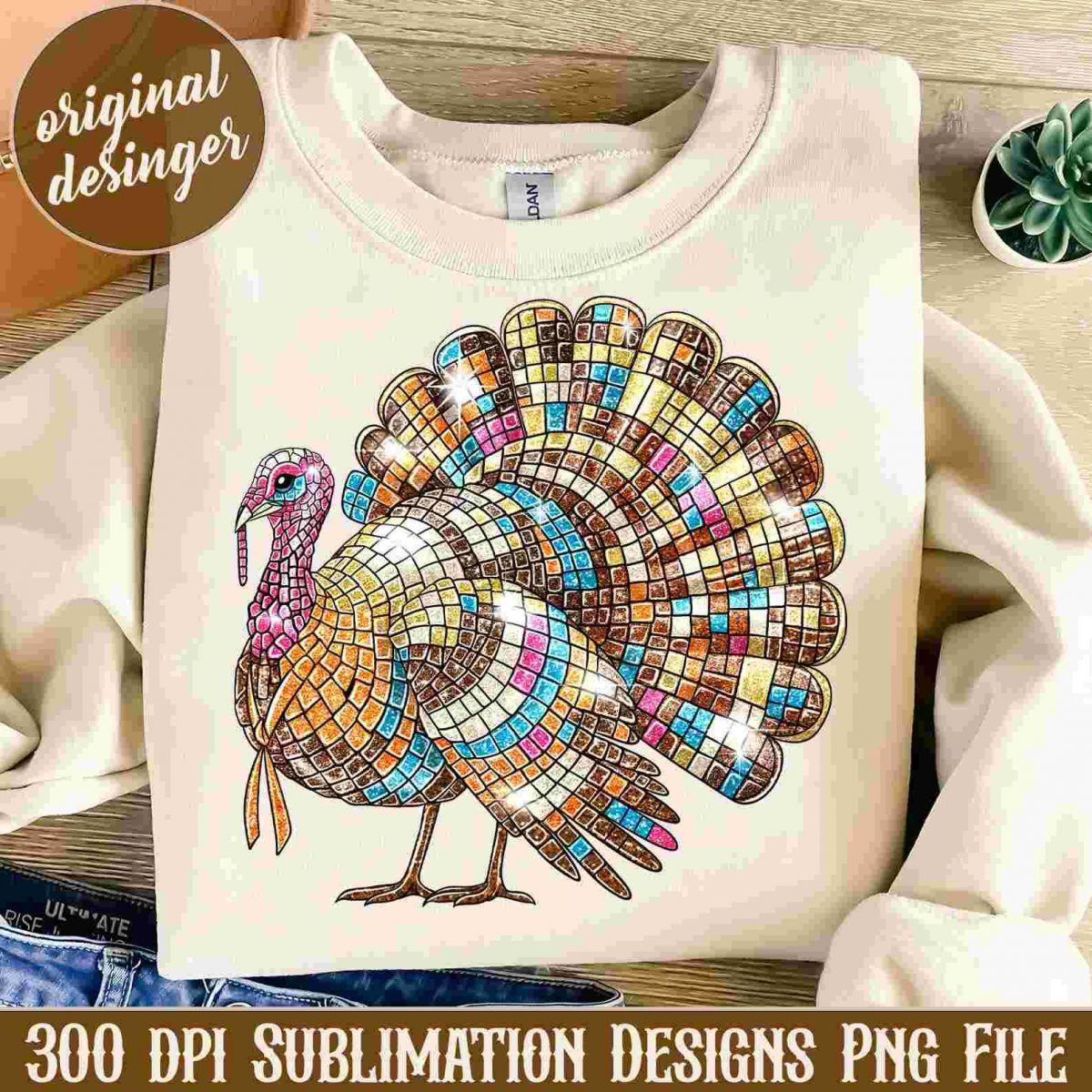 Festive Thanksgiving SVGs Turkey Disco Ball Thankful Coquette Clipart