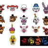 Five Nights at Freddys SVG Set for Cricut PNG