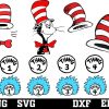 Fun Kids SVG Digital Vector Cut Files Thing 1 Thing 2