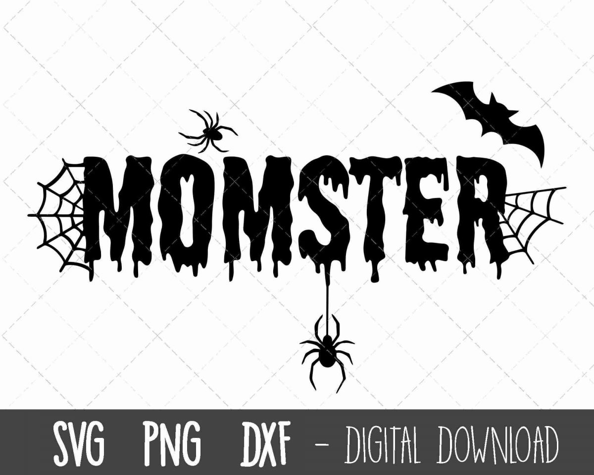 Funny Momster Halloween Shirt SVG Cut Files