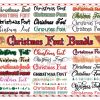 Get Festive with Christmas Font Bundle Instant Download SVG PNG