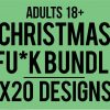 Get Festive with x20 Hilarious Christmas SVG Bundles for Adults