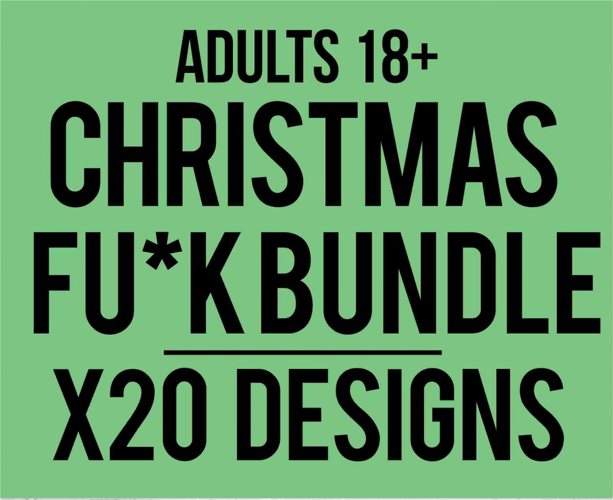 Get Festive with x20 Hilarious Christmas SVG Bundles for Adults