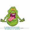 Ghostly Slimer Design SVG Movie Clip Art Green Spirit pngsvg files