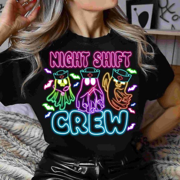 Glowing Halloween Nurse Ghost PNGs for Night Shift Boo Crew