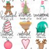 God says I am | God Says I am girl design | kids Christmas design | gingerbread | elf hat | snowman