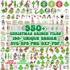 Grinch Christmas Bundle 950 Svg Png Files 190 Unique Designs for