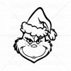 Grinch Christmas SVG PNG Coloring Page Cricut Designs Instant