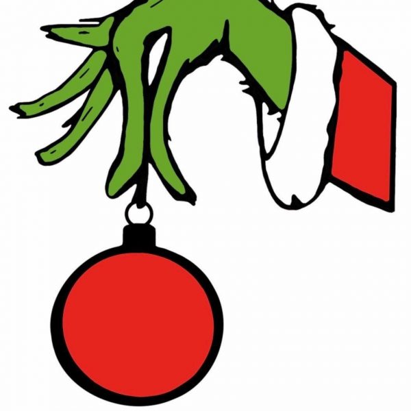 Grinch Hand Ornament SVGPNG Design