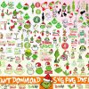 Grinch SVG PNG Bundle 750 Files 190 Unique Designs Clipart Cricut