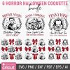 Halloween Coquette Bundle Png Svg, Horror Halloween Png, Halloween Svg, Horror Movies, Horror Characters, Spooky Season, Sublimation Designs