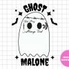 Halloween Cute Ghost Clipart Ghost Malone Layered Svg File