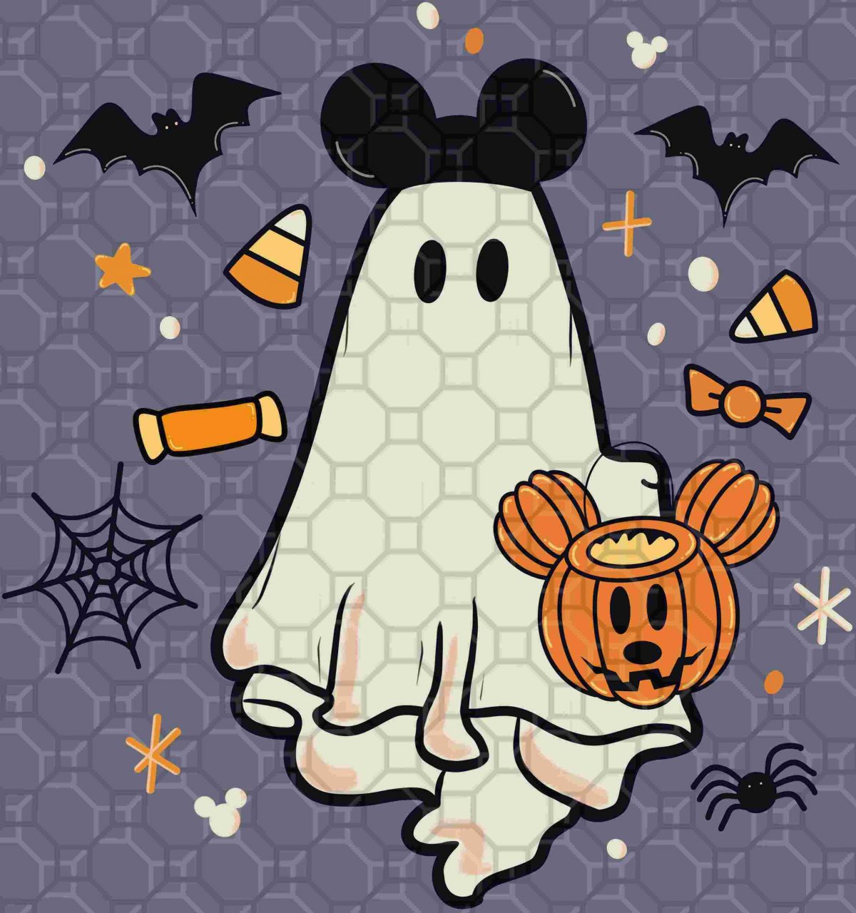 Halloween Ghost Mickey png WDW shirt design sublimation DTF