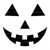 Halloween Pumpkin Face Svg Jack O Lantern Svg for Cricut Silhouette